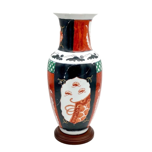 Kintsugi Vase Imari Victorian Style Gold Crack Personal Growth Gift Coming Soon! - Picture 6 of 12